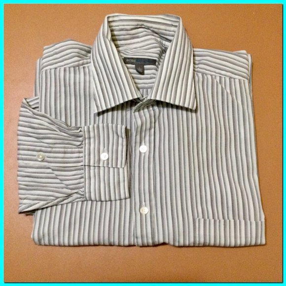 2 Vtg Dress Shirts, sz 16/34-35 - Picture 2 of 9